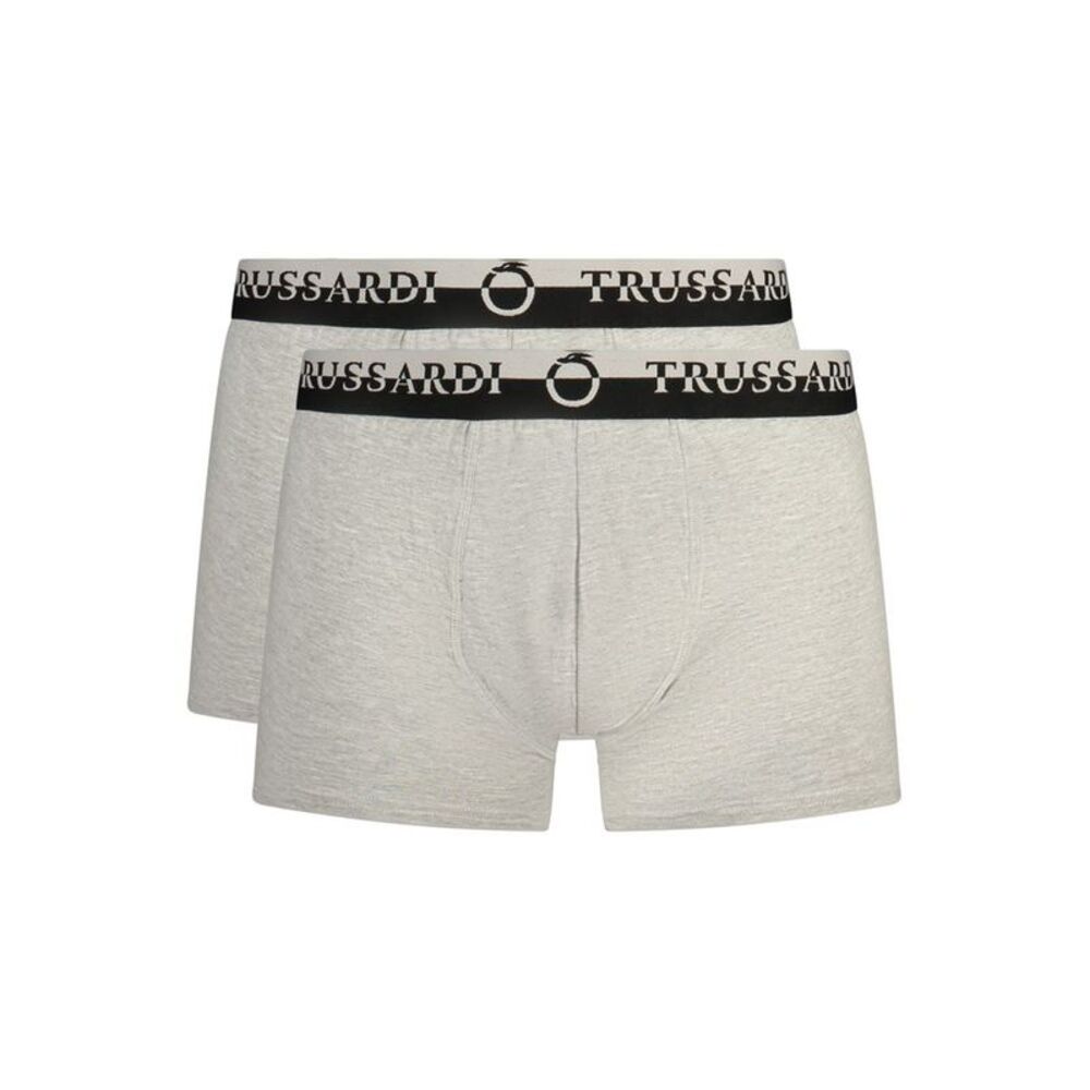 Trussardi Grigio Cotton Men Boxer Men's Short